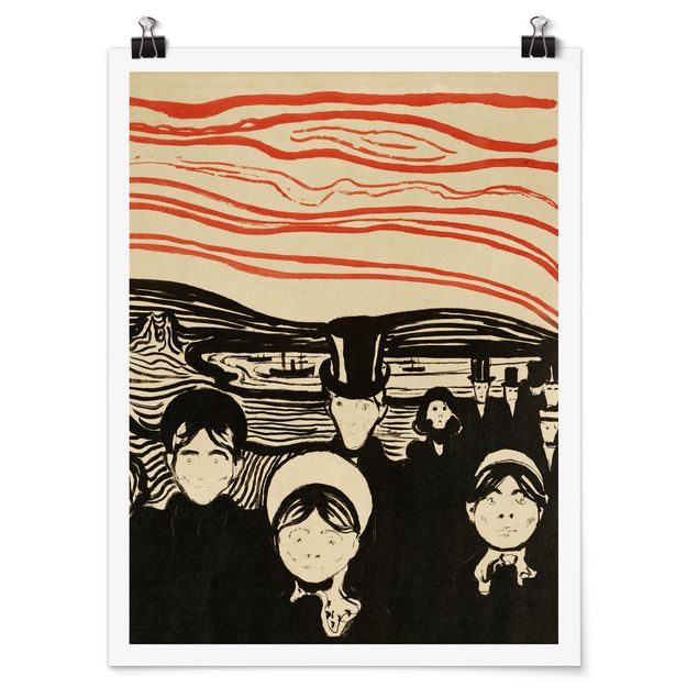 Kunst stilarter Edvard Munch - Anxiety