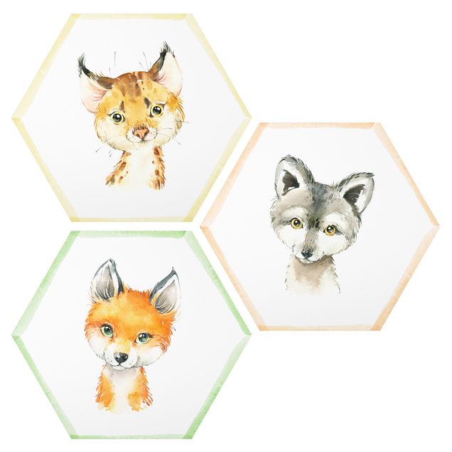 Forex Watercolour Forest Animals Set III