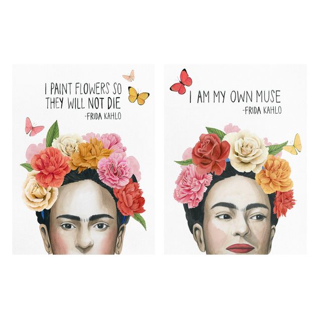 Billeder farvet Frida's Thoughts Set I