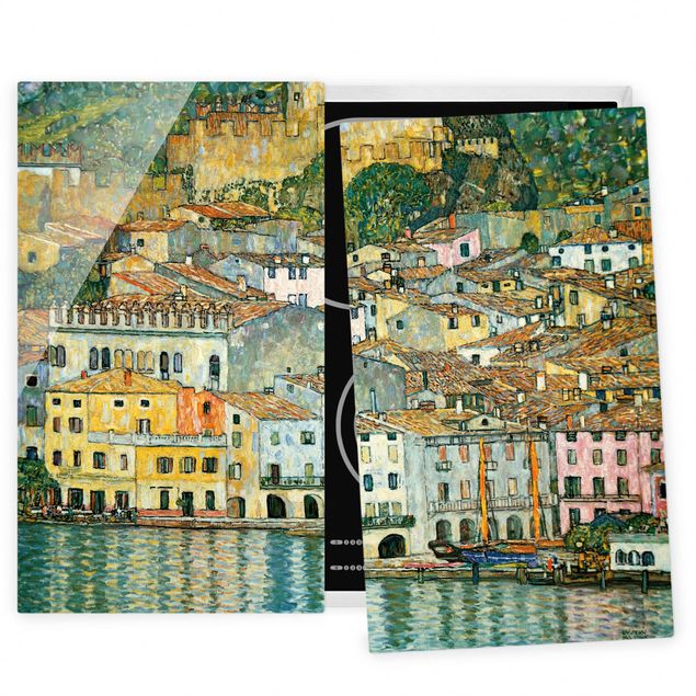 Kunst stilarter art deco Gustav Klimt - Malcesine On Lake Garda