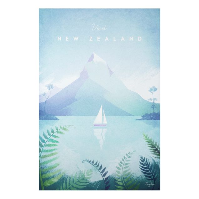 køkken dekorationer Travel Poster - New Zealand