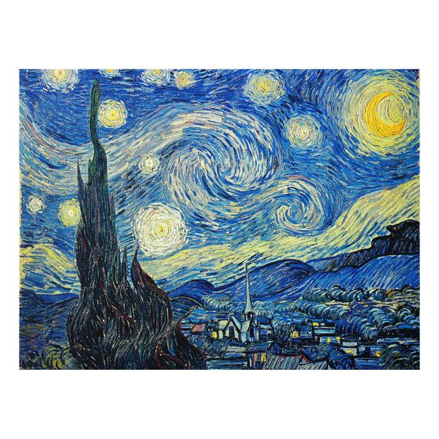 Kunst stilarter post impressionisme Vincent van Gogh - Starry Night