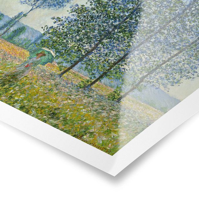 Plakater blomster Claude Monet - Fields In Spring