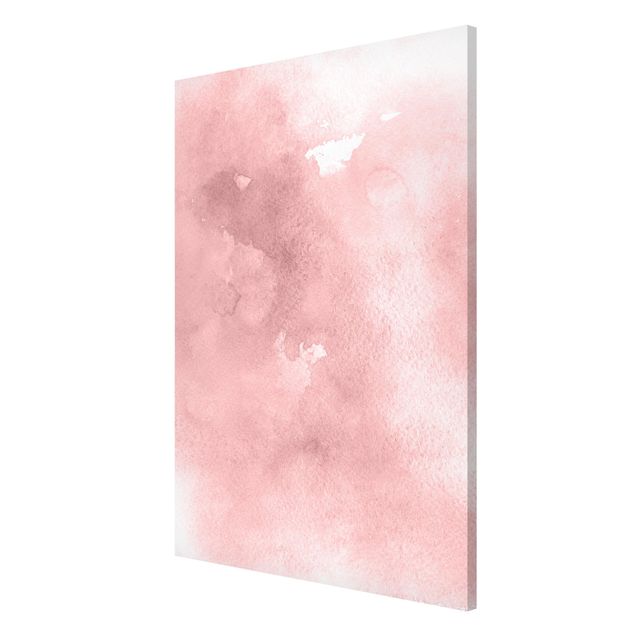 Billeder moderne Watercolour Pink Cotton Candy