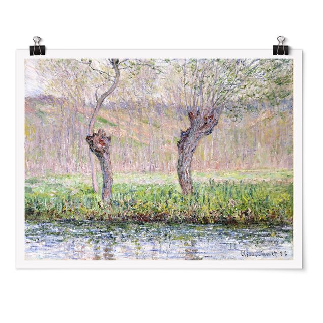 Billeder træer Claude Monet - Willow Trees Spring