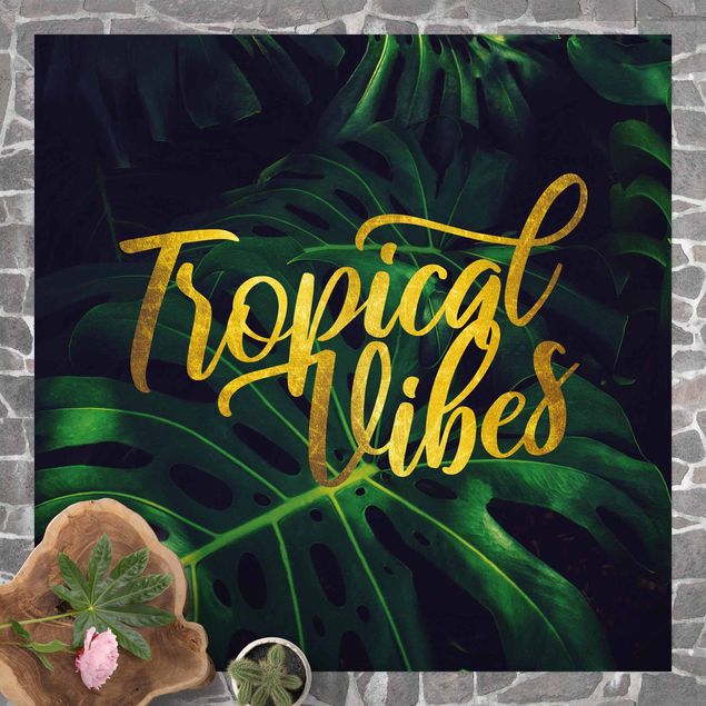 tæppe til terrassen Jungle - Tropical Vibes