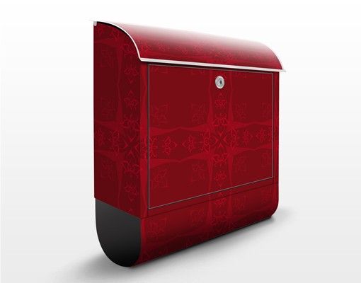Postkasser rød Red Orient Ornament