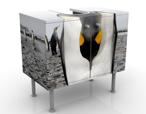 Underskabe til vask grå Penguin