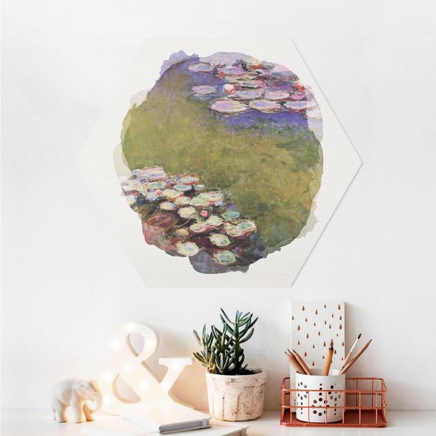 Kunst stilarter impressionisme WaterColours - Claude Monet - Water Lilies