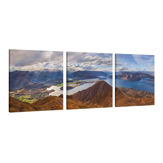 Billeder landskaber Roys Peak In New Zealand