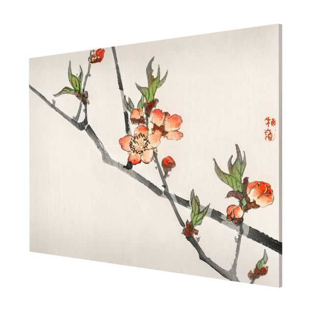 Billeder blomster Asian Vintage Drawing Cherry Blossom Branch