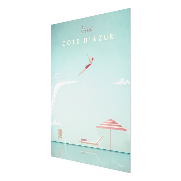 Billeder strande Travel Poster - Côte D'Azur