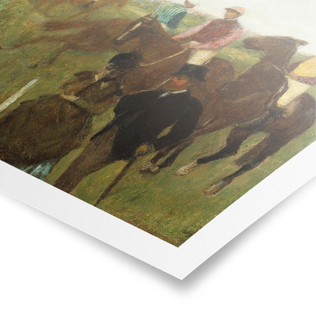 Plakater kunsttryk Edgar Degas - Jockeys On Race Track