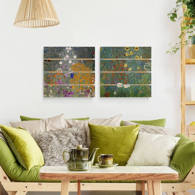 køkken dekorationer Gustav Klimt - The Green Garden