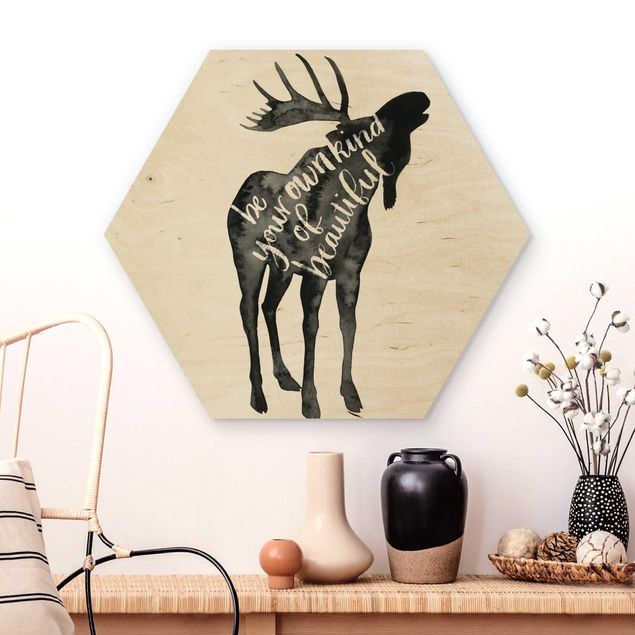 køkken dekorationer Animals With Wisdom - Elk