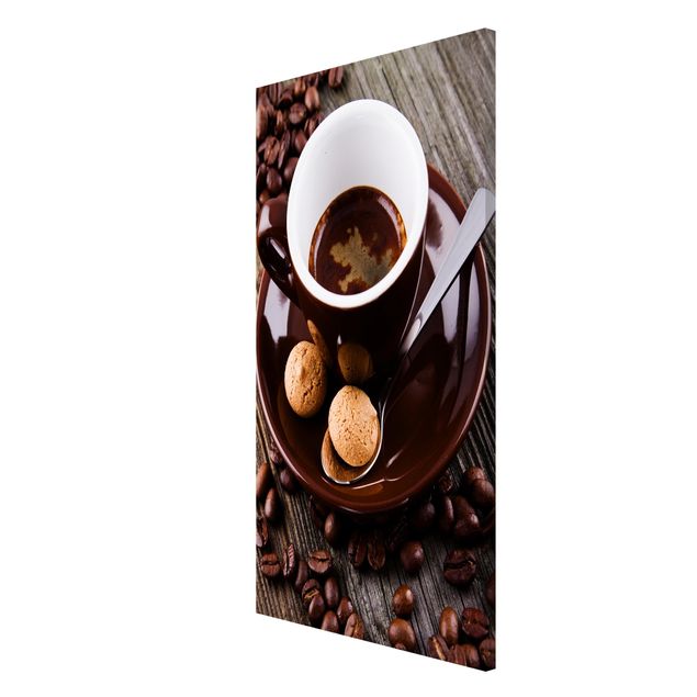 Billeder kunsttryk Coffee Mugs With Coffee Beans