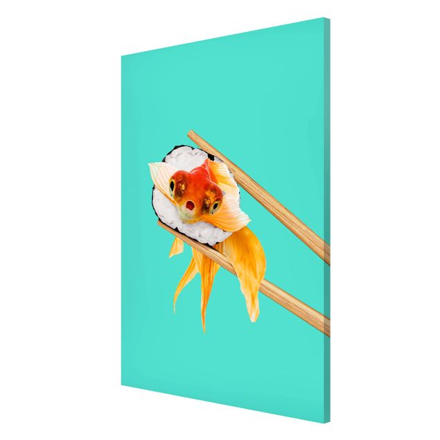 Magnettavler dyr Sushi With Goldfish
