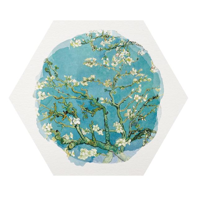 Kunst stilarter WaterColours - Vincent Van Gogh - Almond Blossom