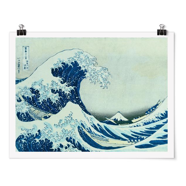 Billeder strande Katsushika Hokusai - The Great Wave At Kanagawa