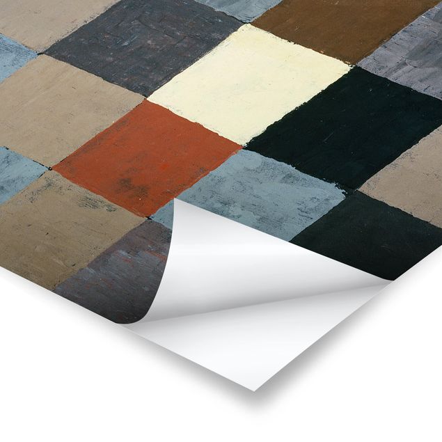 Billeder Paul Klee - Color Chart (on Gray)