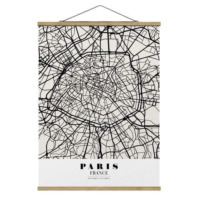Billeder verdenskort Paris City Map - Classic