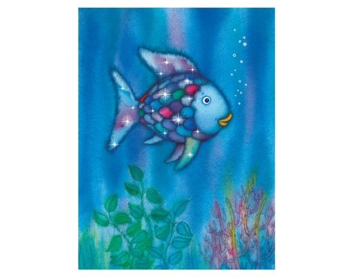 Vinduesklistermærker dyr The Rainbow Fish - Alone In The Vast Ocean