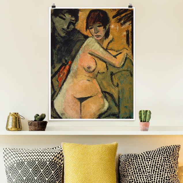 Kunst stilarter ekspressionisme Otto Mueller - Lovers