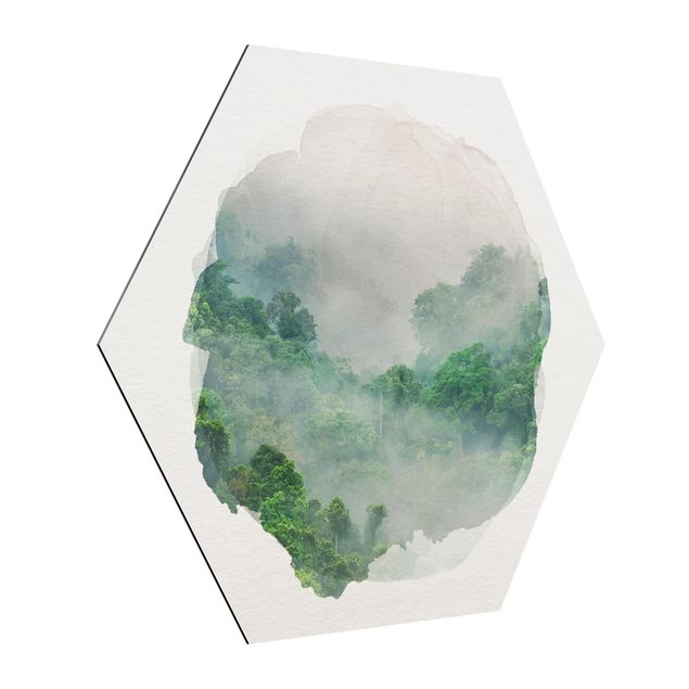 Billeder jungle WaterColours - Jungle In The Mist