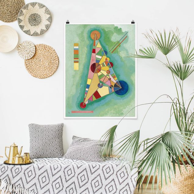 Kunst stilarter Wassily Kandinsky - Variegation in the Triangle