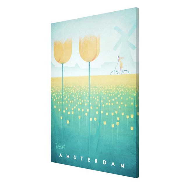 Billeder arkitektur og skyline Travel Poster - Amsterdam