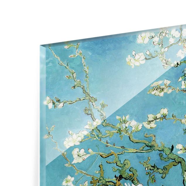 Stænkplader glas blomster Vincent Van Gogh - Almond Blossom