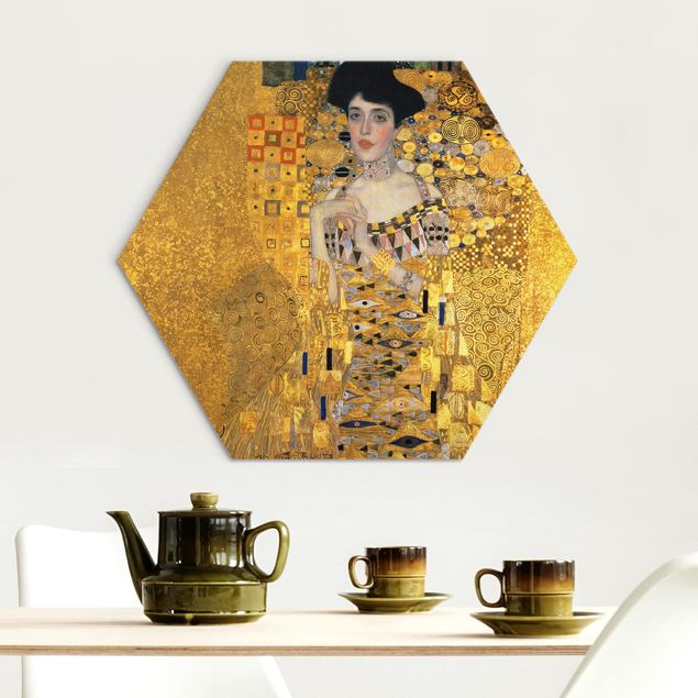 Kunst stilarter art deco Gustav Klimt - Portrait Of Adele Bloch-Bauer I