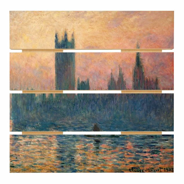 Billeder Claude Monet Claude Monet - London Sunset