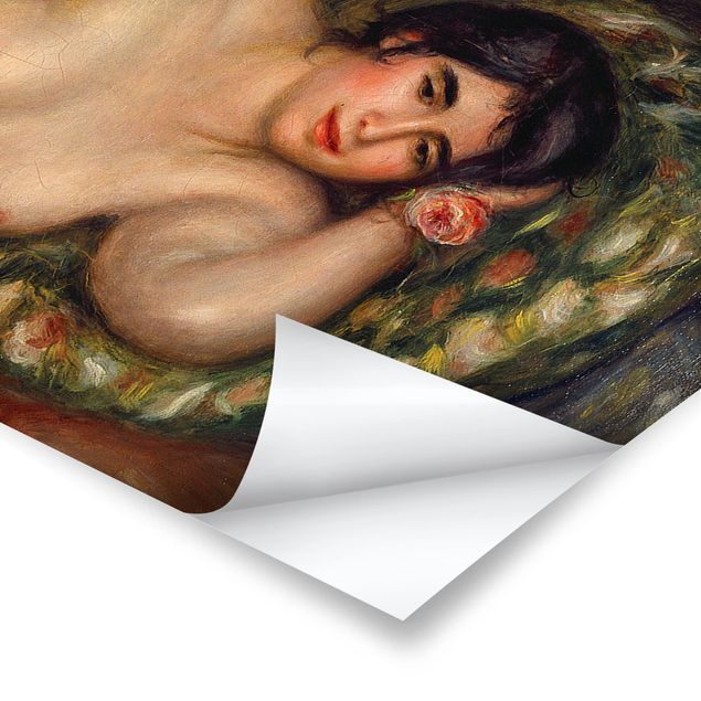 Billeder Auguste Renoir Auguste Renoir - Lying female Nude (Gabrielle)