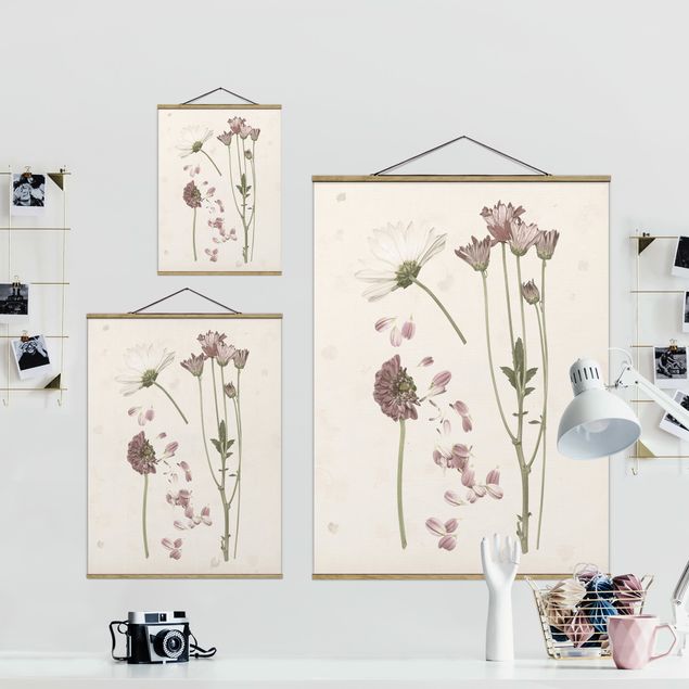 Stofbilleder Herbarium In Pink II