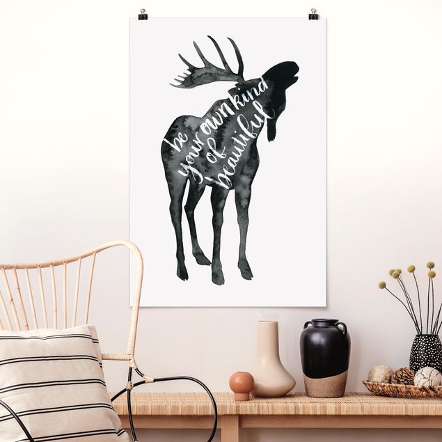 køkken dekorationer Animals With Wisdom - Elk