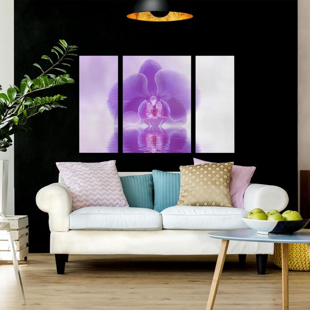 køkken dekorationer Purple Orchid On Water