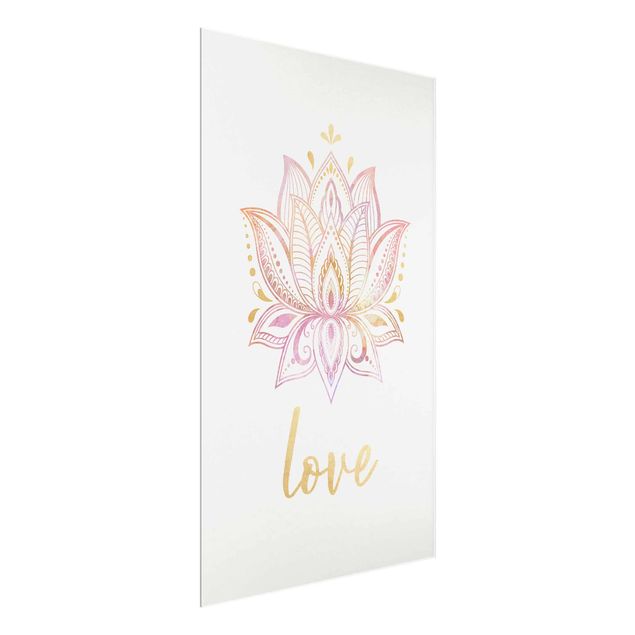 Billeder kære Lotus Illustration Love Gold Light Pink