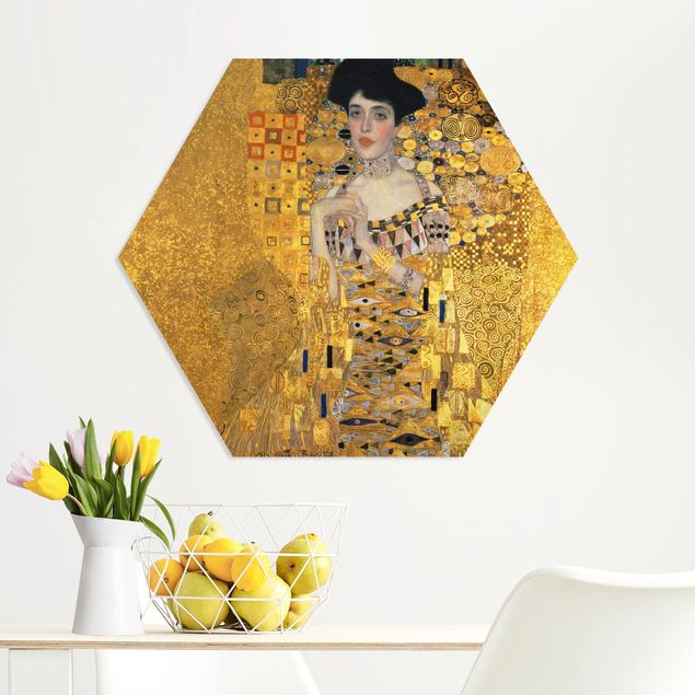 køkken dekorationer Gustav Klimt - Portrait Of Adele Bloch-Bauer I
