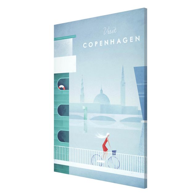 Billeder kunsttryk Travel Poster - Copenhagen