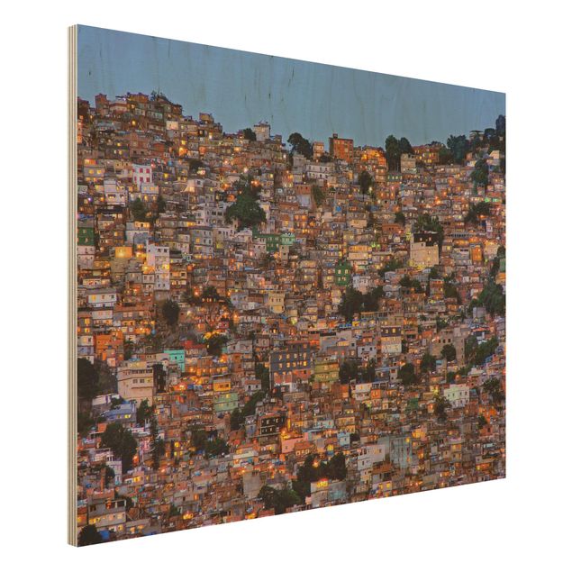 Billeder Rio De Janeiro Favela Sunset