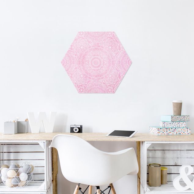 Billeder mandalas Pattern Mandala Pink