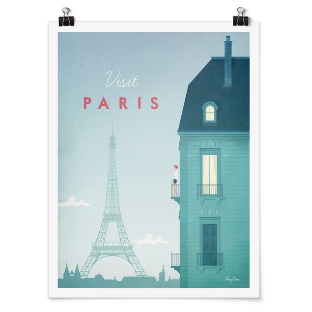 Billeder arkitektur og skyline Travel Poster - Paris