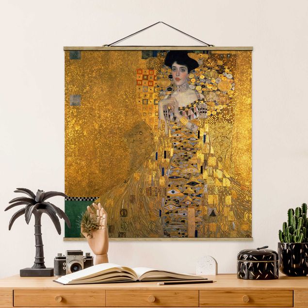 Kunst stilarter art deco Gustav Klimt - Portrait Of Adele Bloch-Bauer I