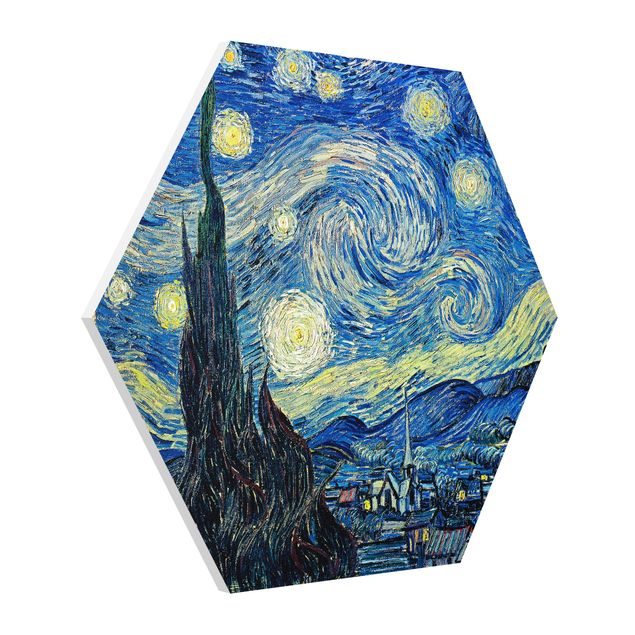 Kunst stilarter post impressionisme Vincent Van Gogh - The Starry Night