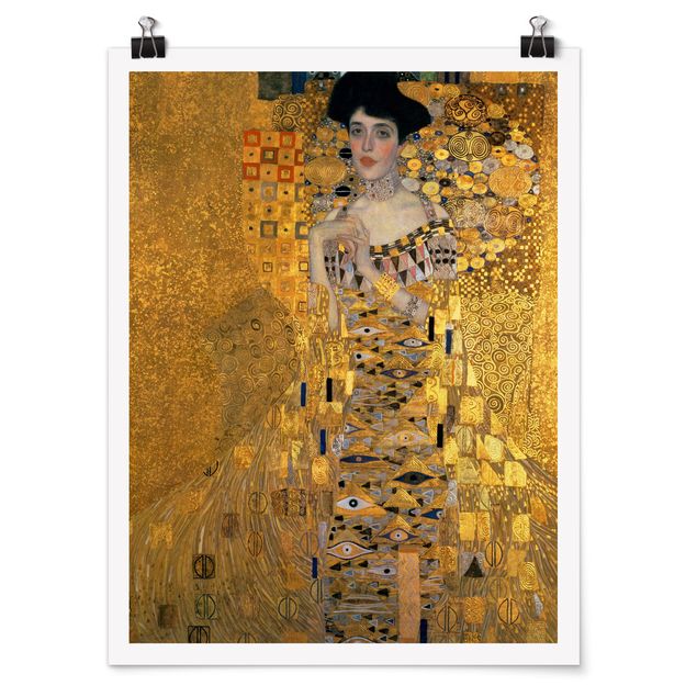 Plakater kunsttryk Gustav Klimt - Portrait Of Adele Bloch-Bauer I