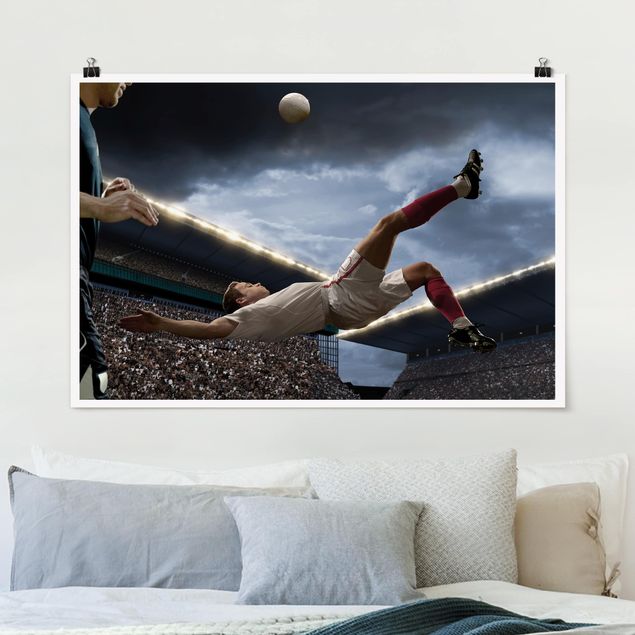Billeder fodbold Overhead Kick