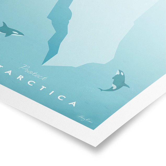 Billeder hav Travel Poster - Antarctica