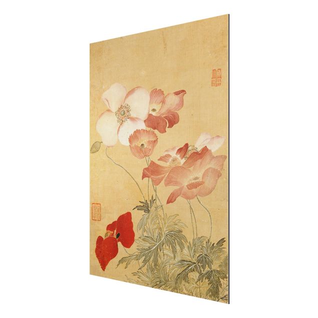 Kunst stilarter Yun Shouping - Poppy Flower
