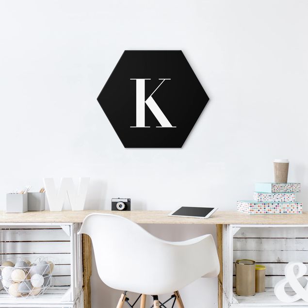 Billeder ordsprog Letter Serif Black K